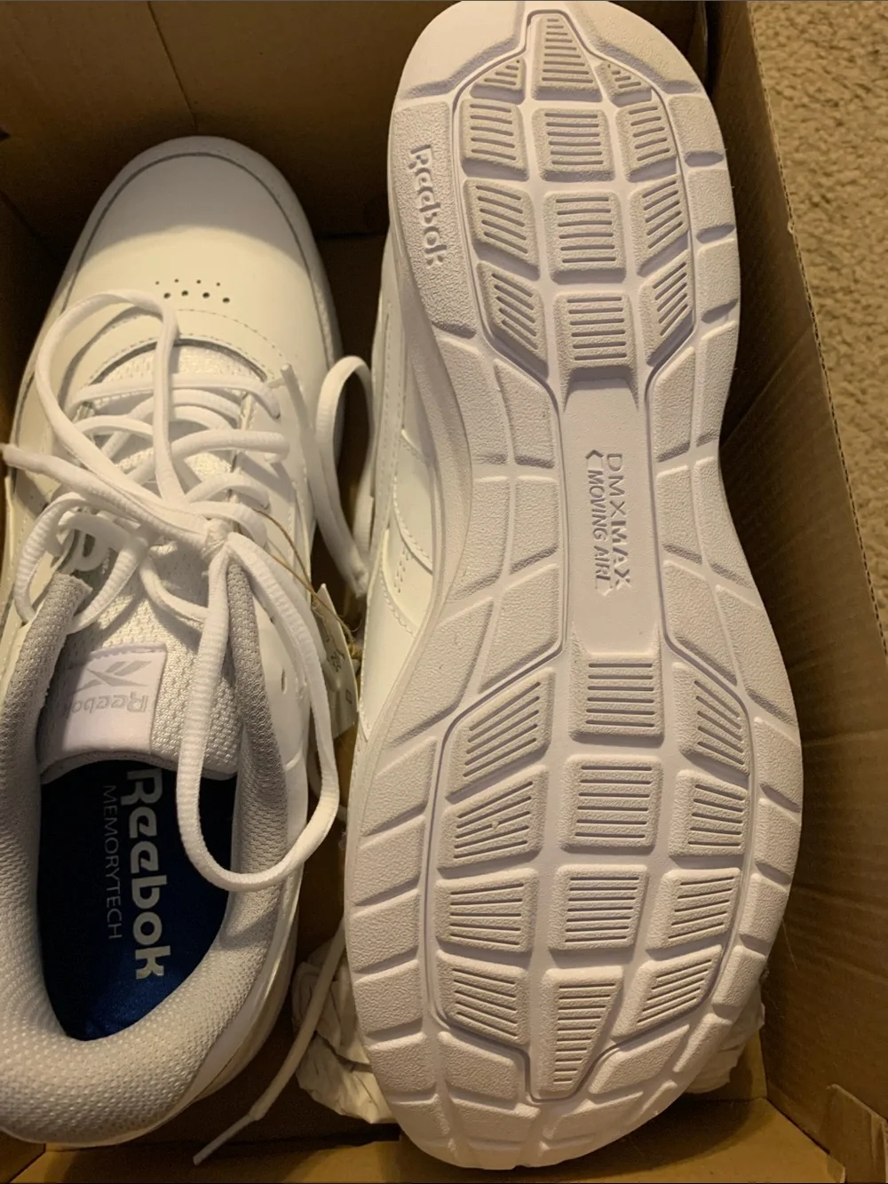 Reebok MemoryTech WALK ULTRA 7 DMX MAX 2E Athletic Shoes Men’s 10.5 Wide